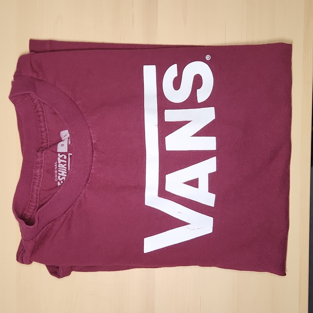 Red Vans Tee